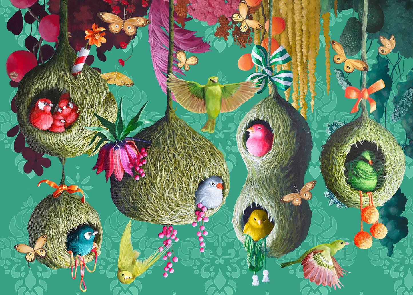 Sky Nests by Heather Gauthier Art Puzzle