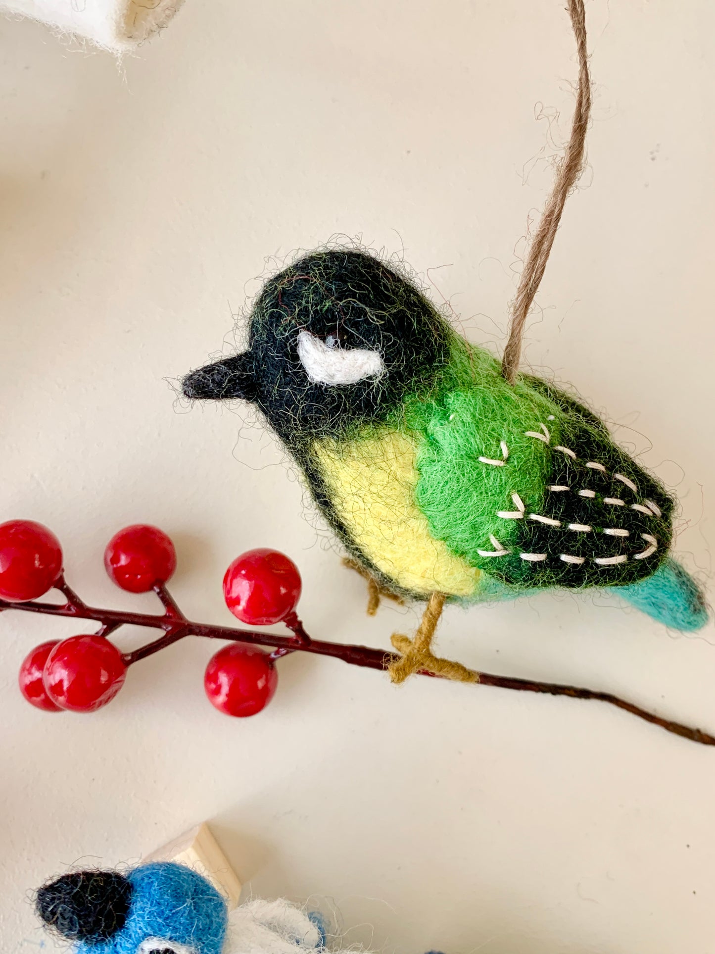Felt Bird Decoration