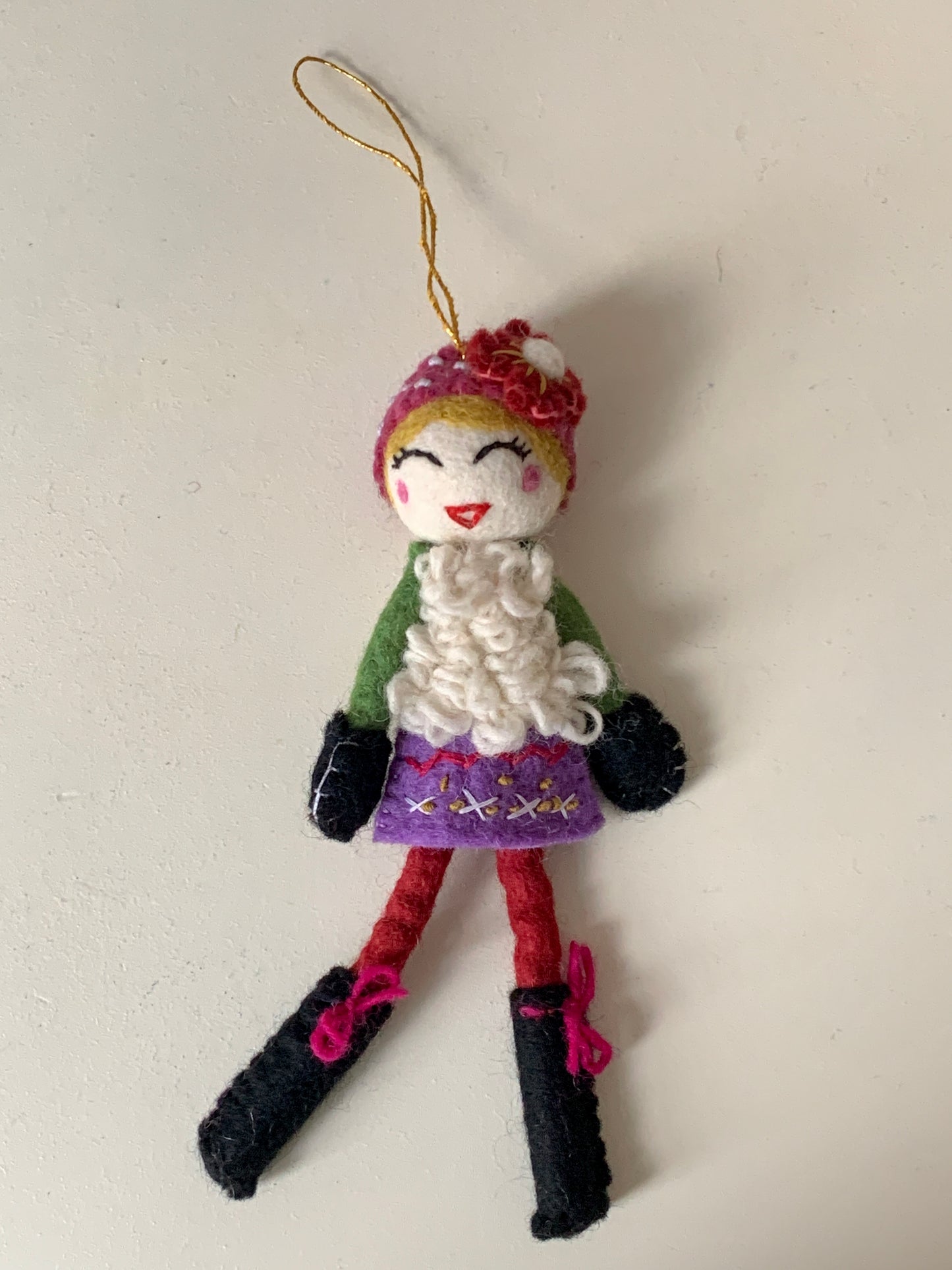 Runway Felt Doll