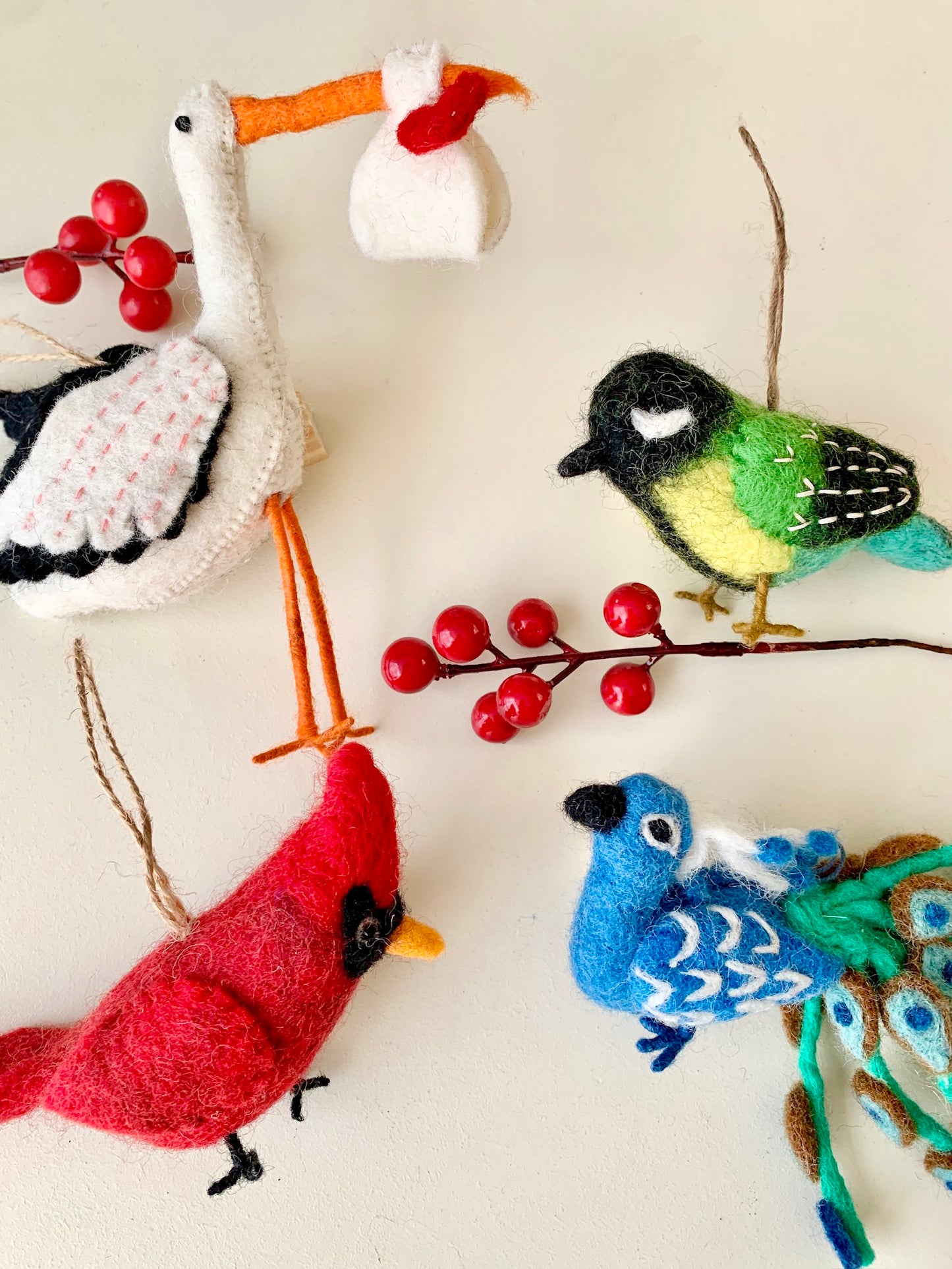 Cardinal Felt Decoration