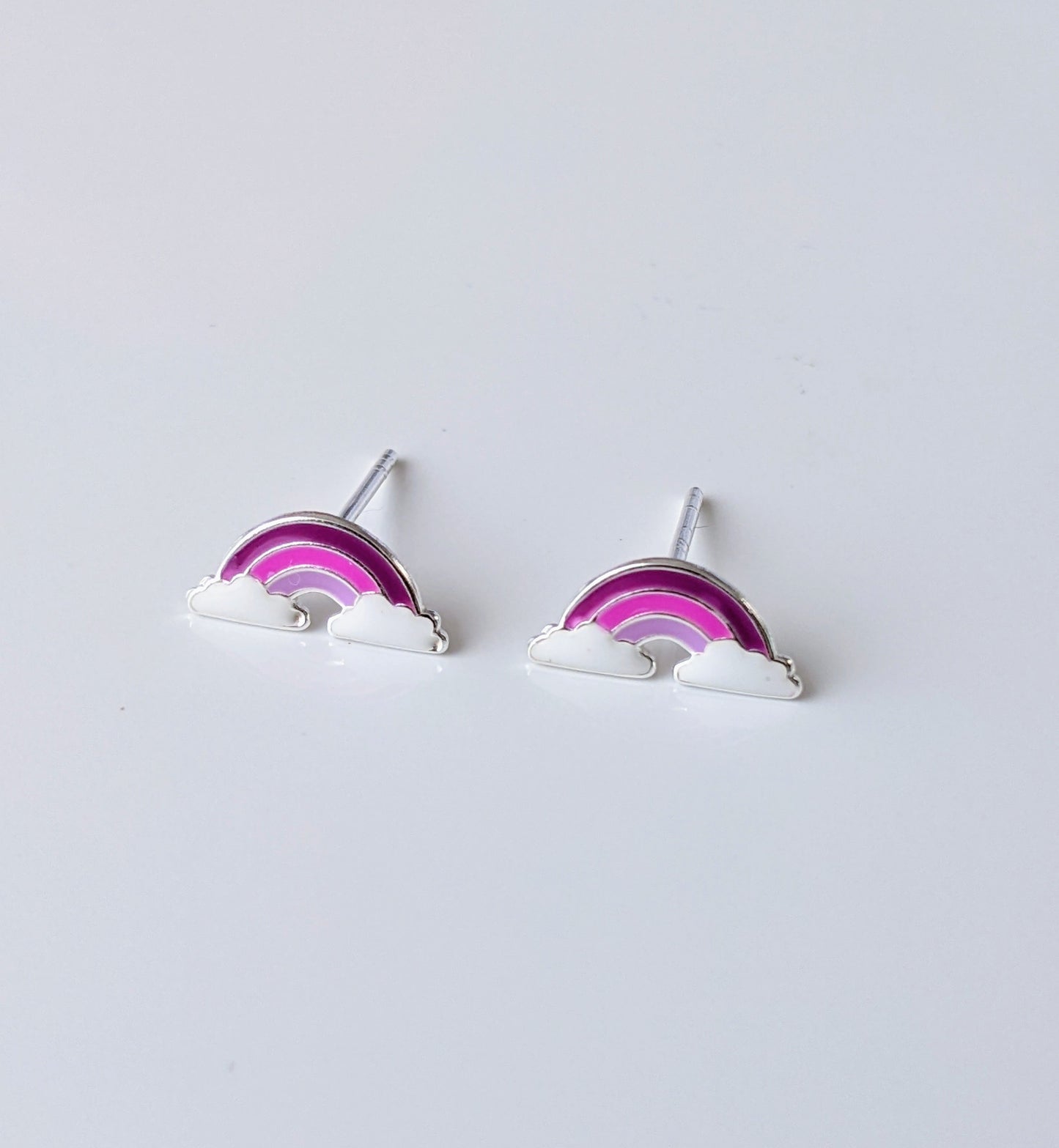 Plum Rainbow Stud