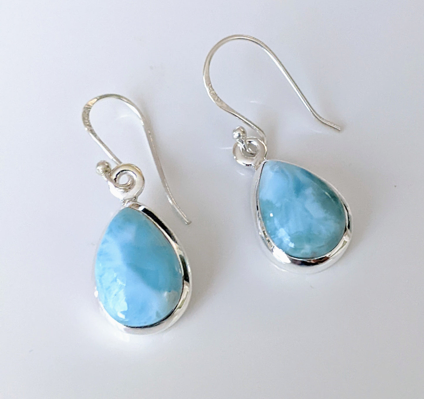 Larimar Teardrop Earrings