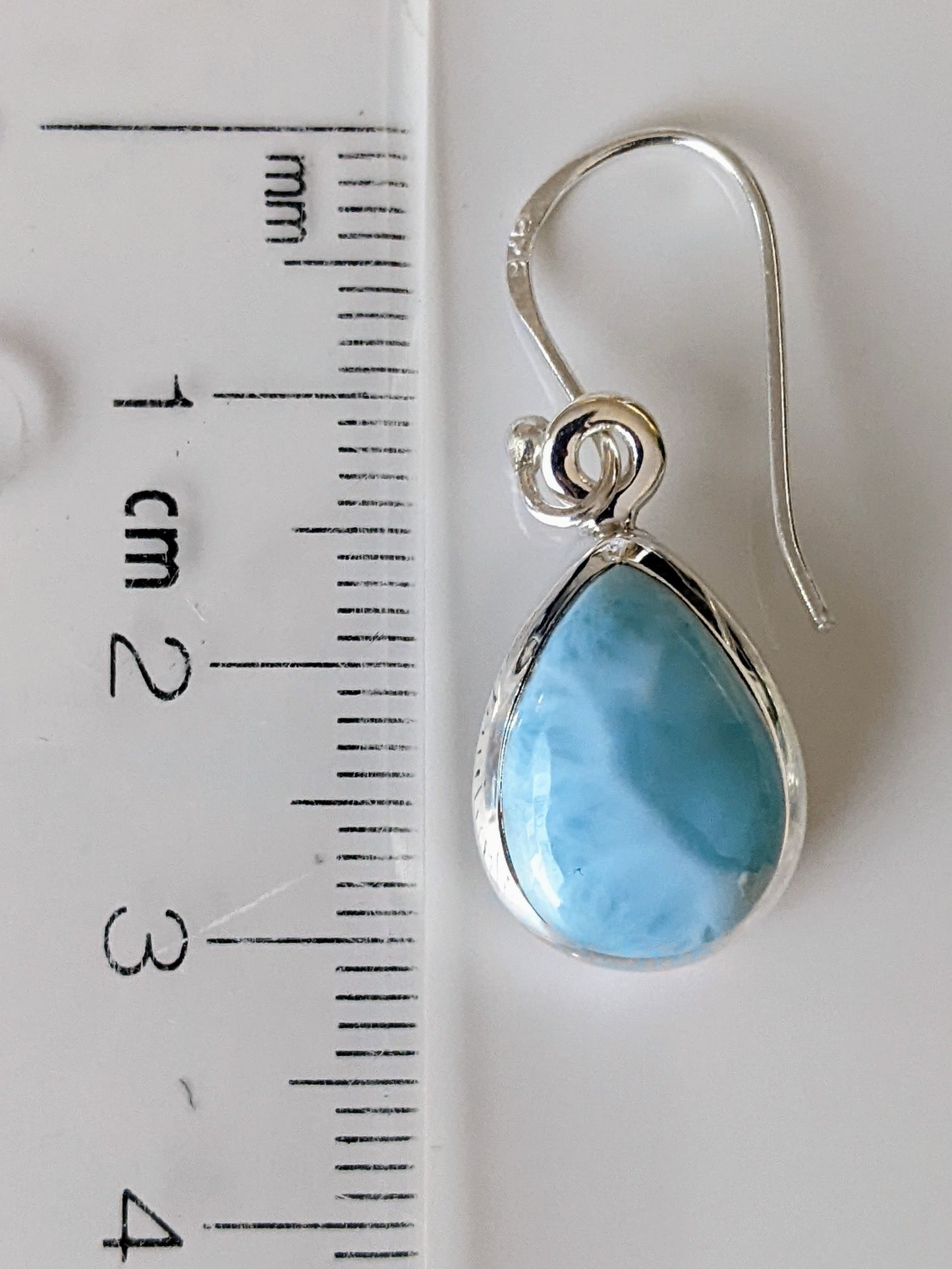 Larimar Teardrop Earrings