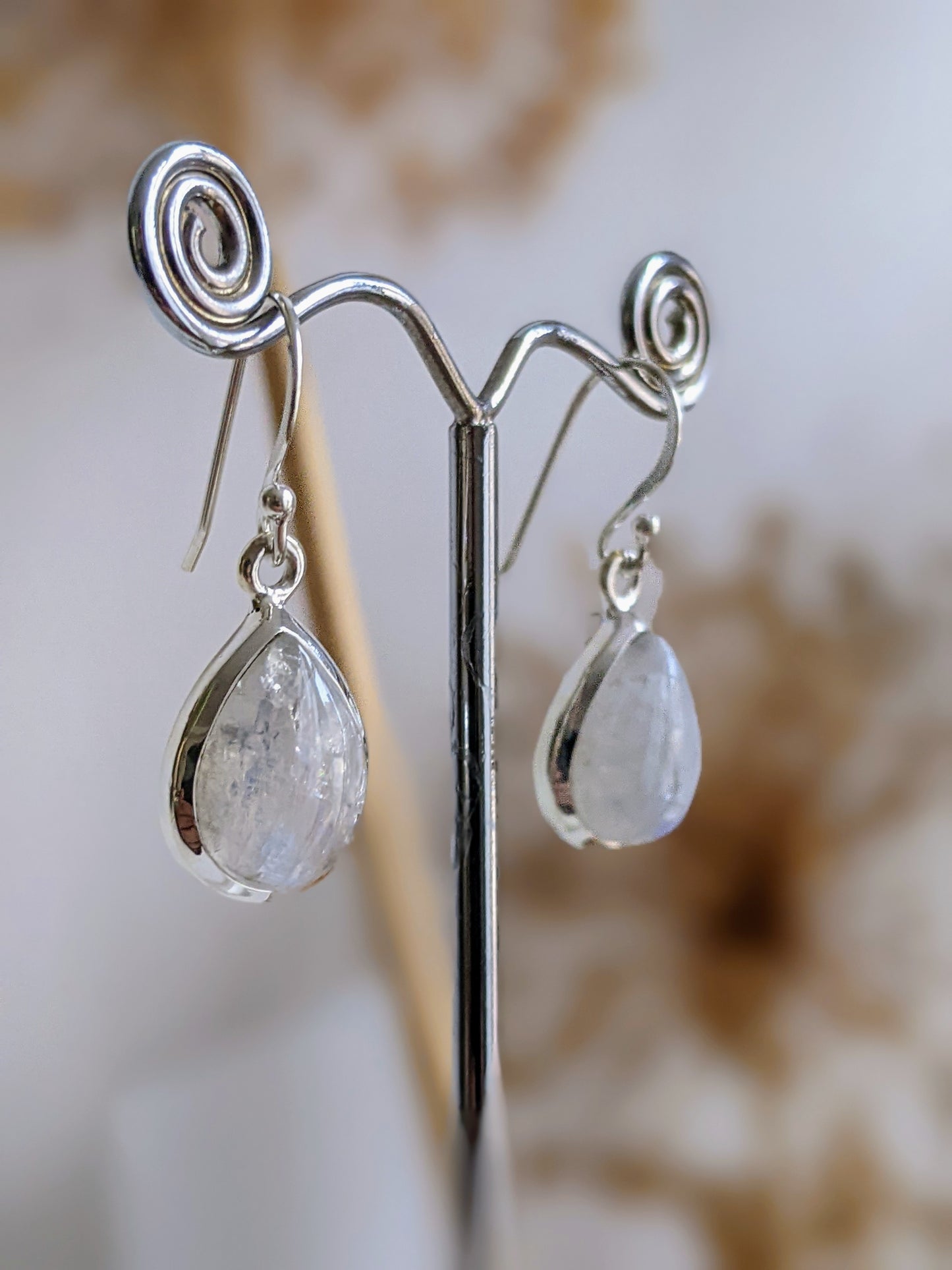 Moonstone Teardrop Earrings