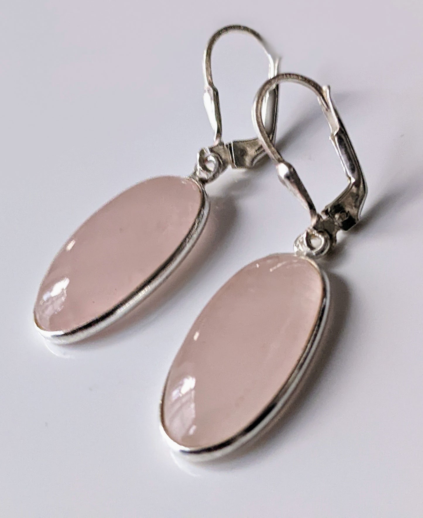 Rose Quartz Drop Earrings