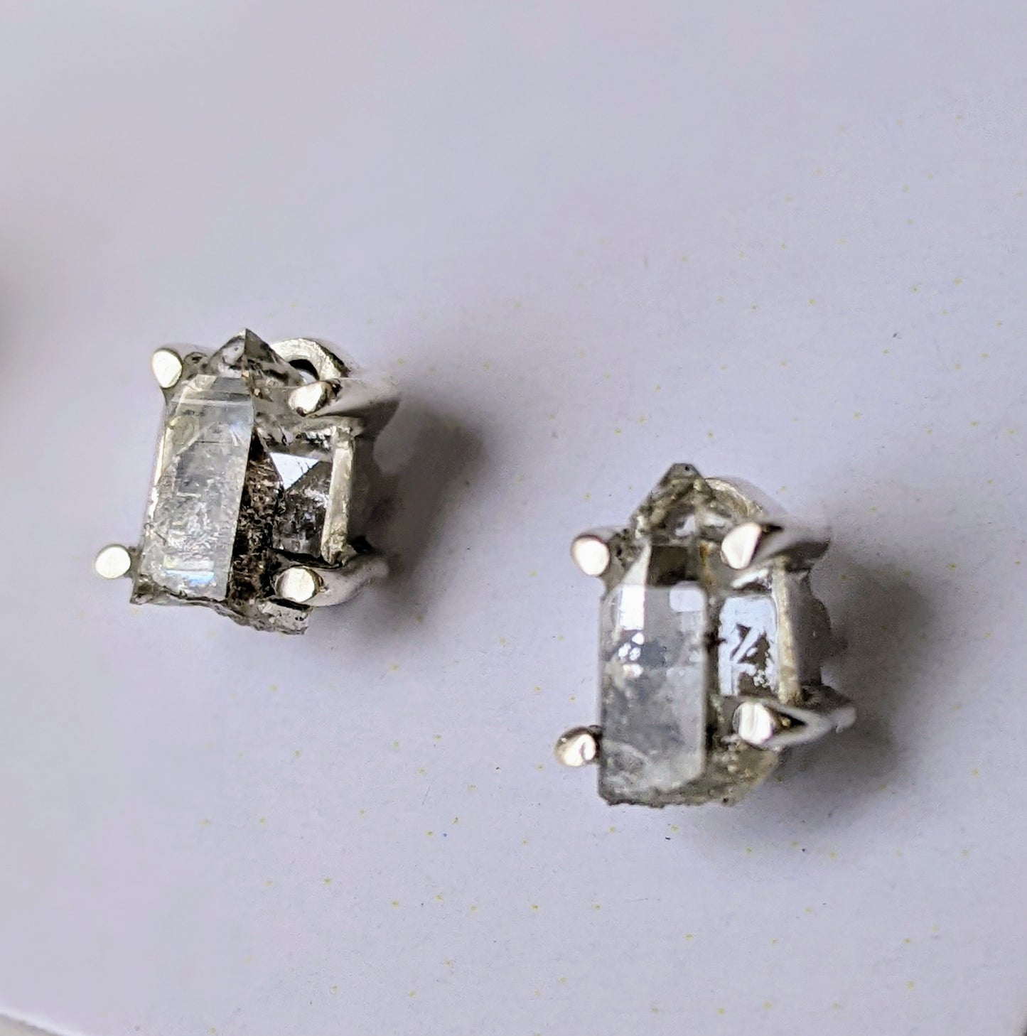 Herkimer Diamond Stud Small