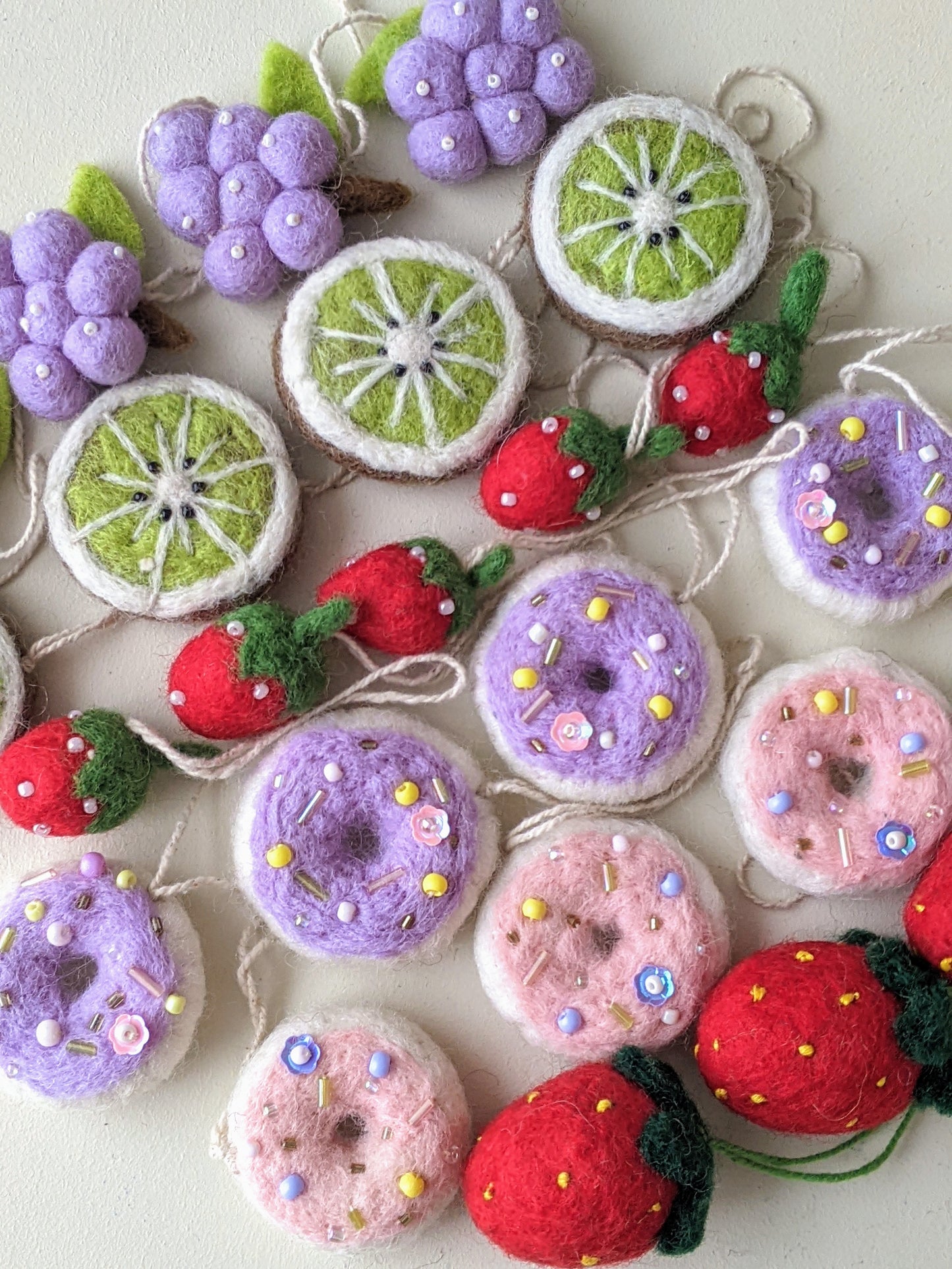 Mini Strawberry Ornament