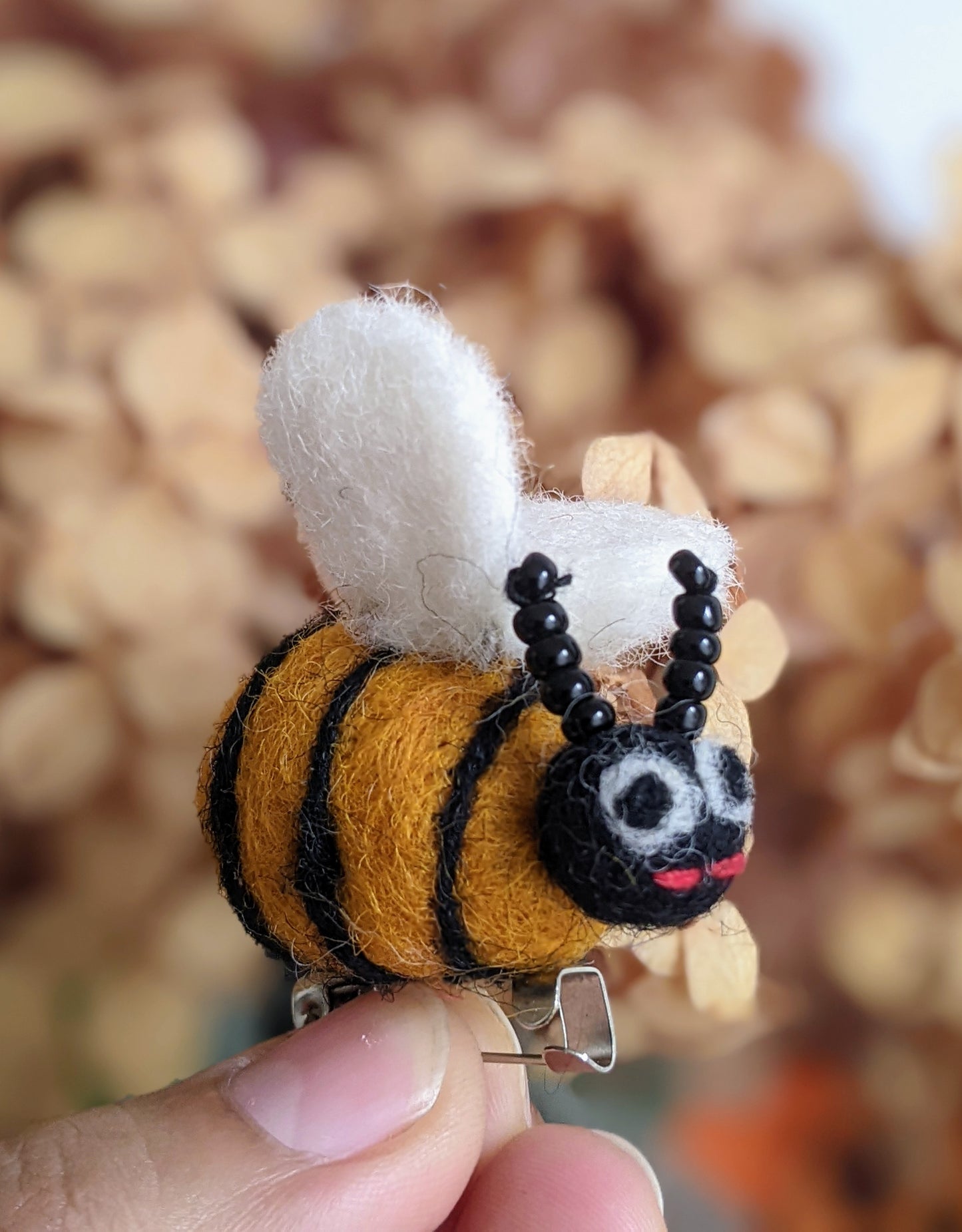 Bee Felt Pin