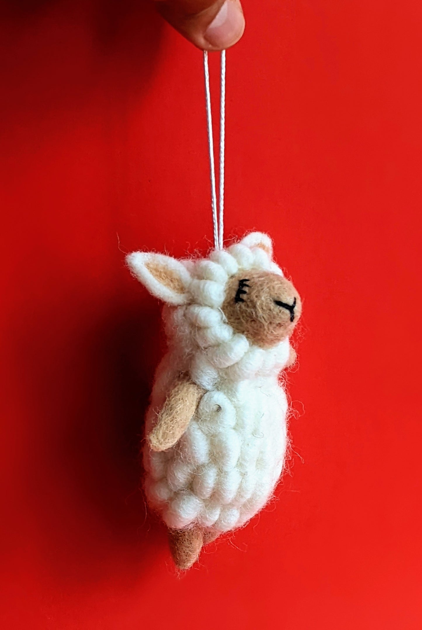 Sleeping Sheep Ornament
