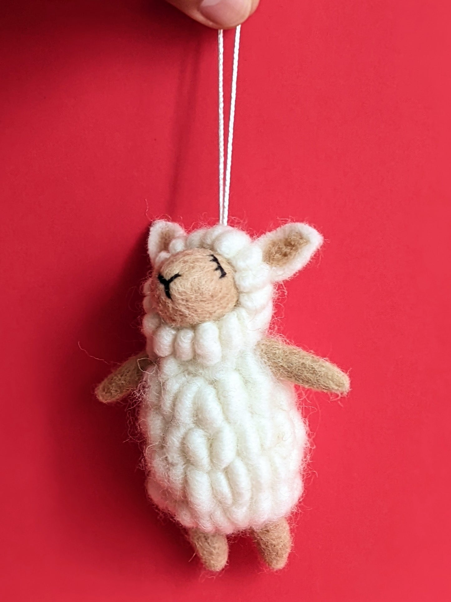 Sleeping Sheep Ornament