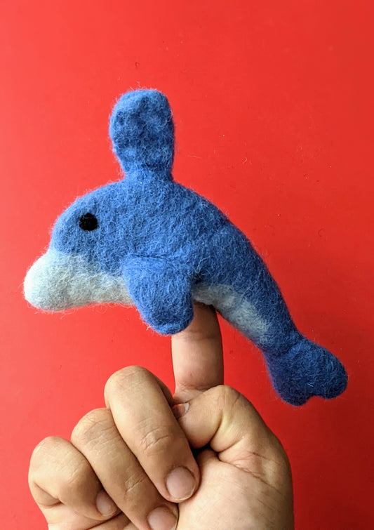 Dolphin Finger Puppet