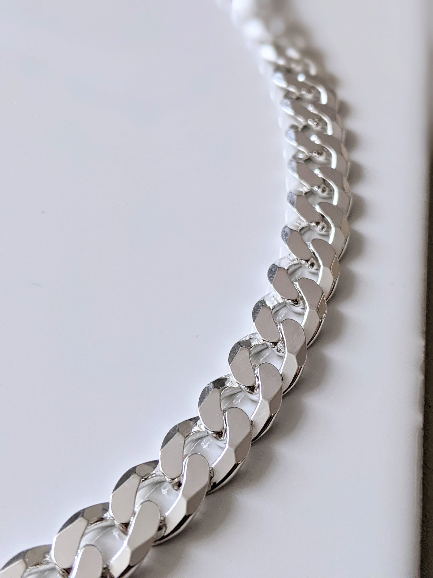 Silver Curb Chain