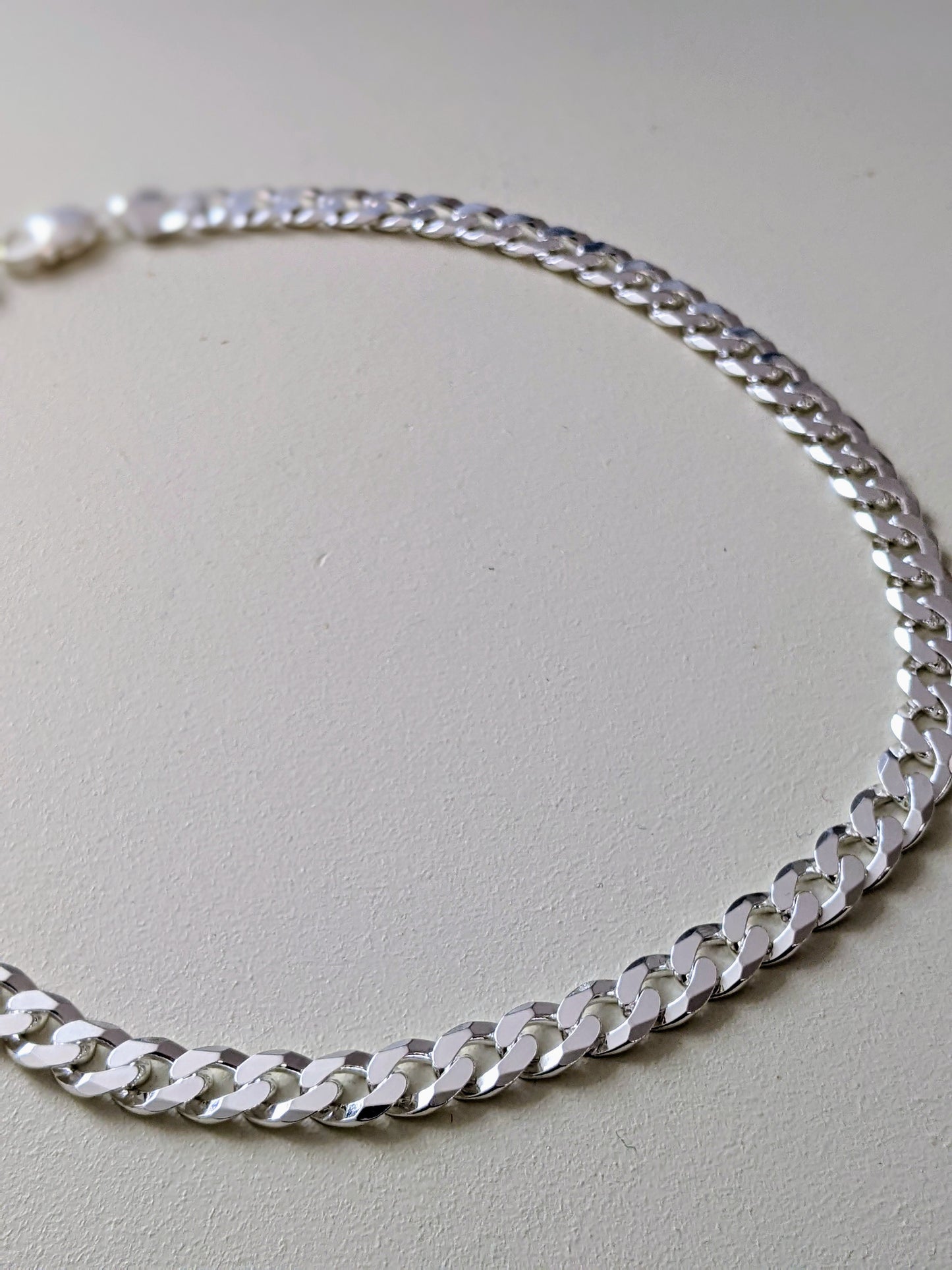 Silver Curb Chain