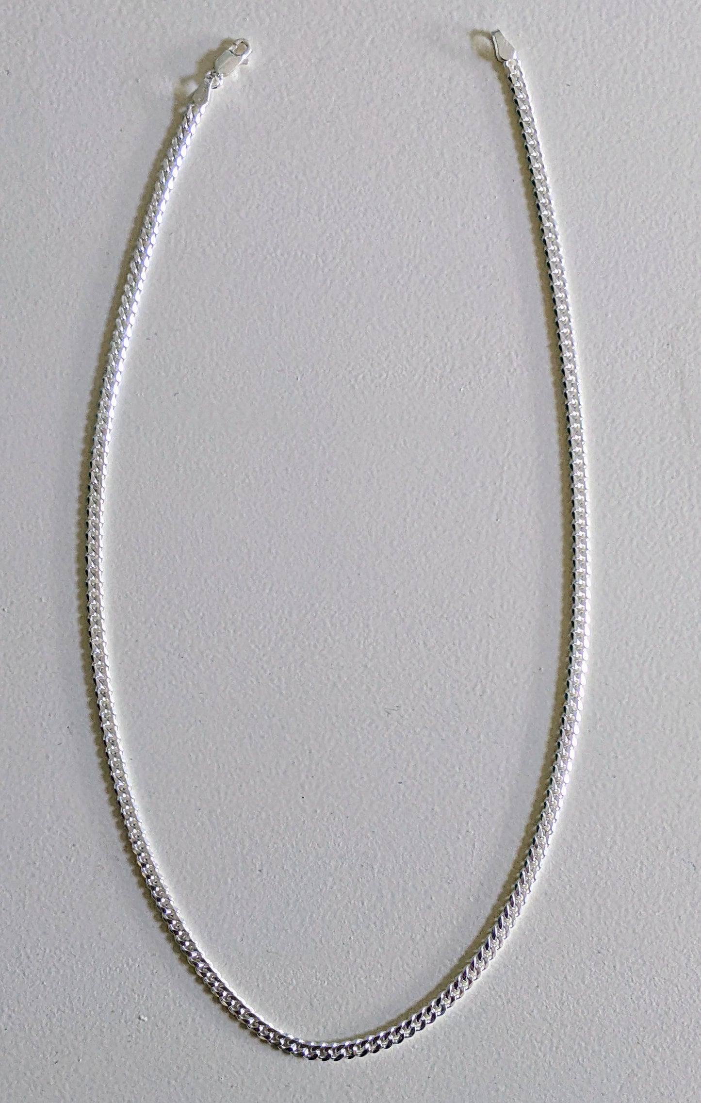 3mm Curb Chain Necklace