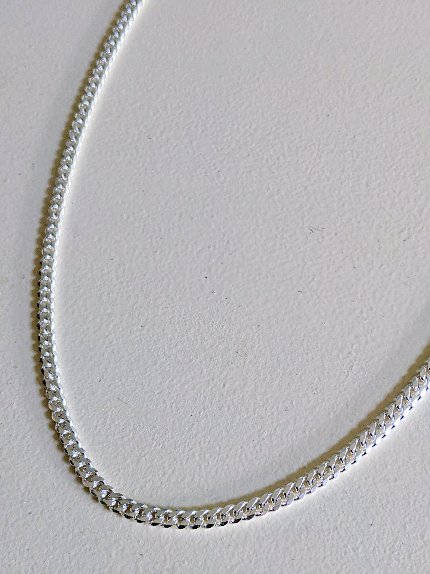 3mm Curb Chain Necklace