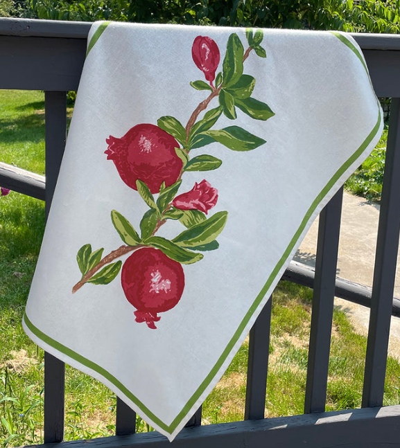 Pomegranate Kitchen Towel. Set of 2.