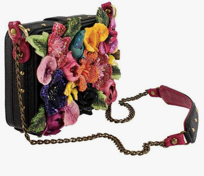 Blooming Beauty Embellished Floral Crossbody Handbag
