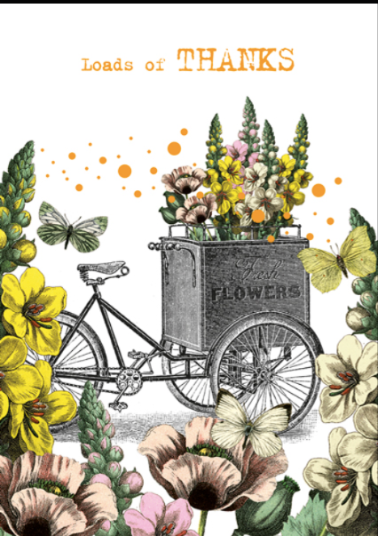 Loads of thanks – Flowers Card