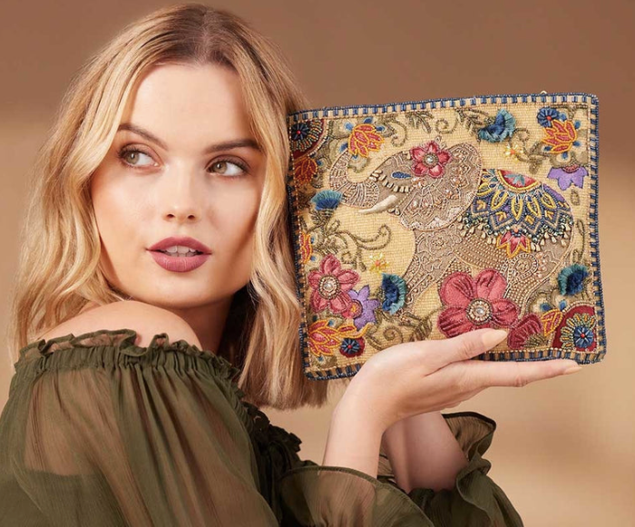 Frolic Crossbody Clutch Elephant Handbag