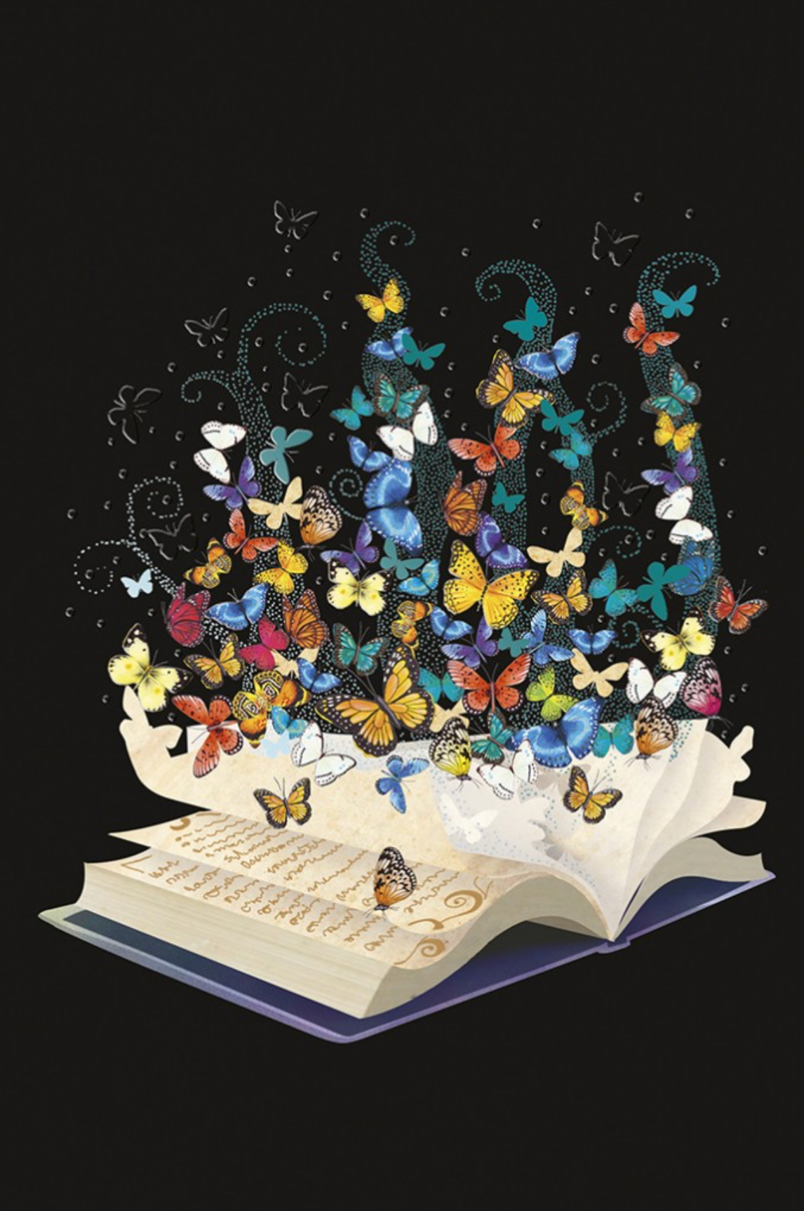 Butterfly Book Card