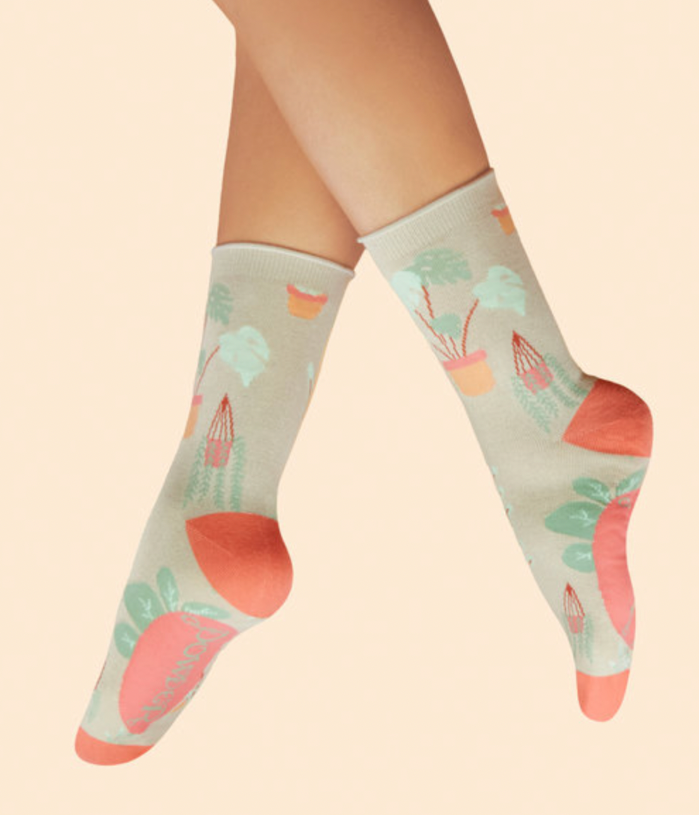 Thriving House Plants Ankle Socks