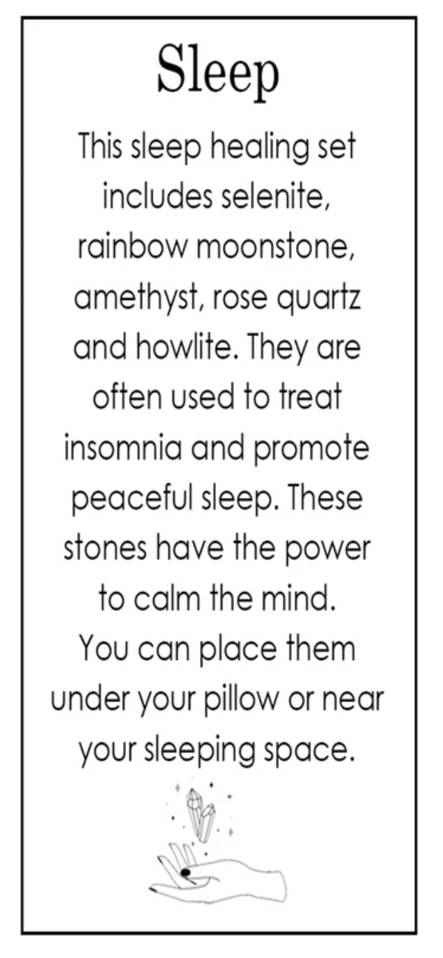 Sleep- Healing Crystal Set (Copy)