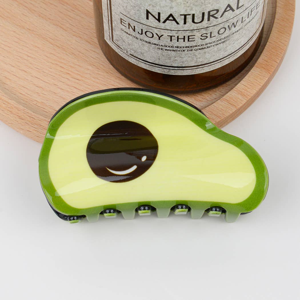 Hair Claw Clip: Avocado