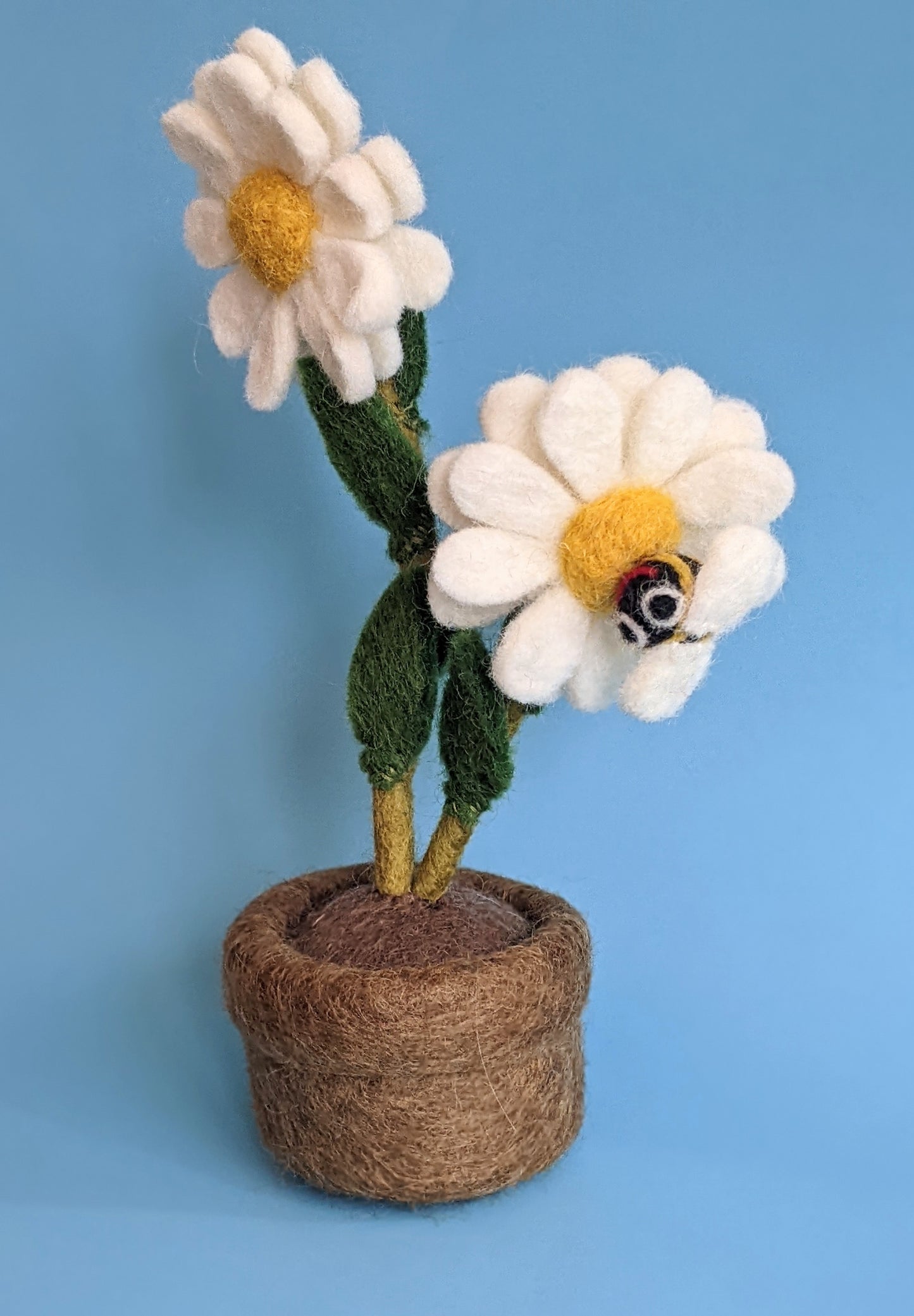 Potted Daisy Felt Decoration