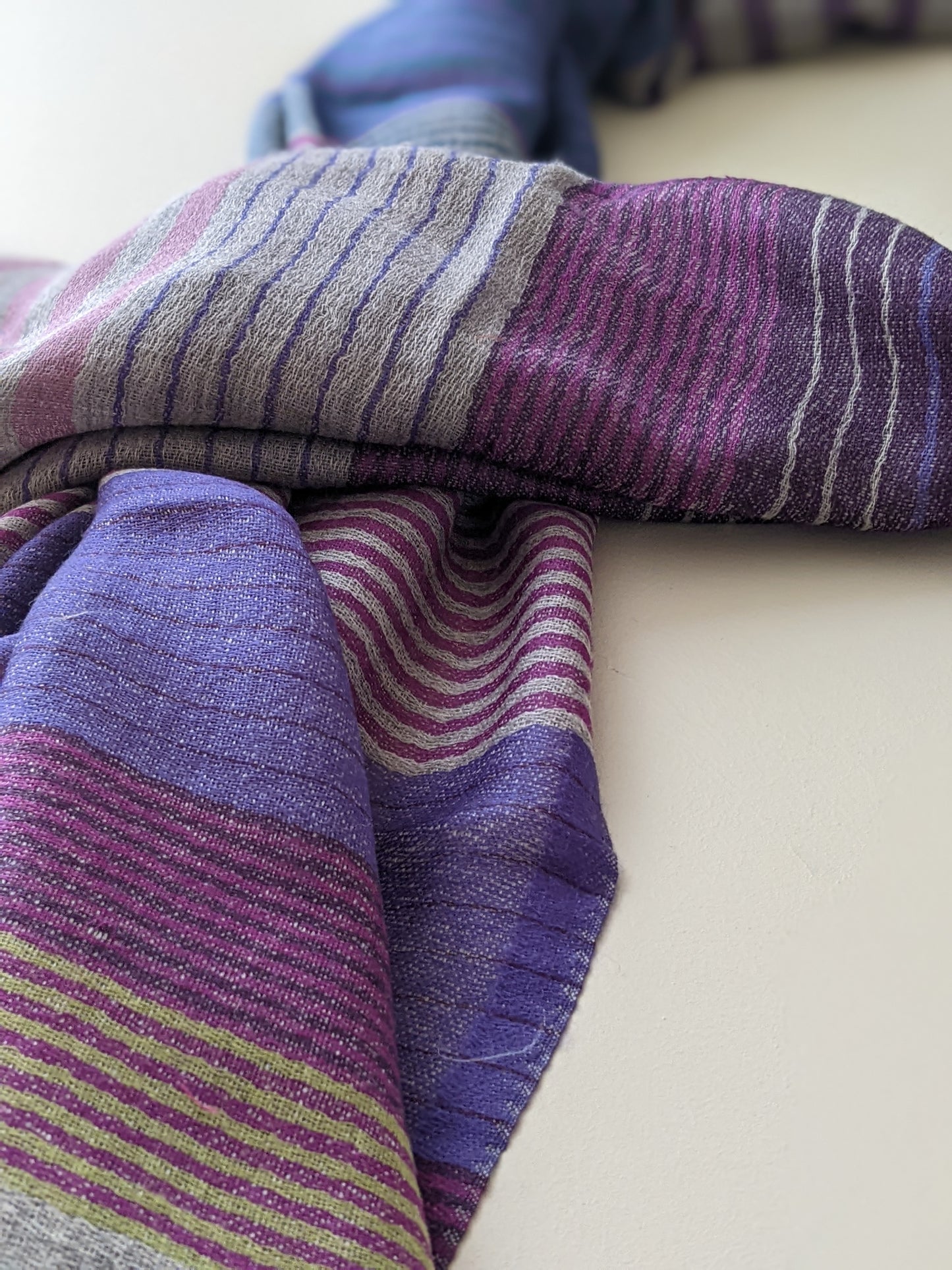 Plum Lines Scarf
