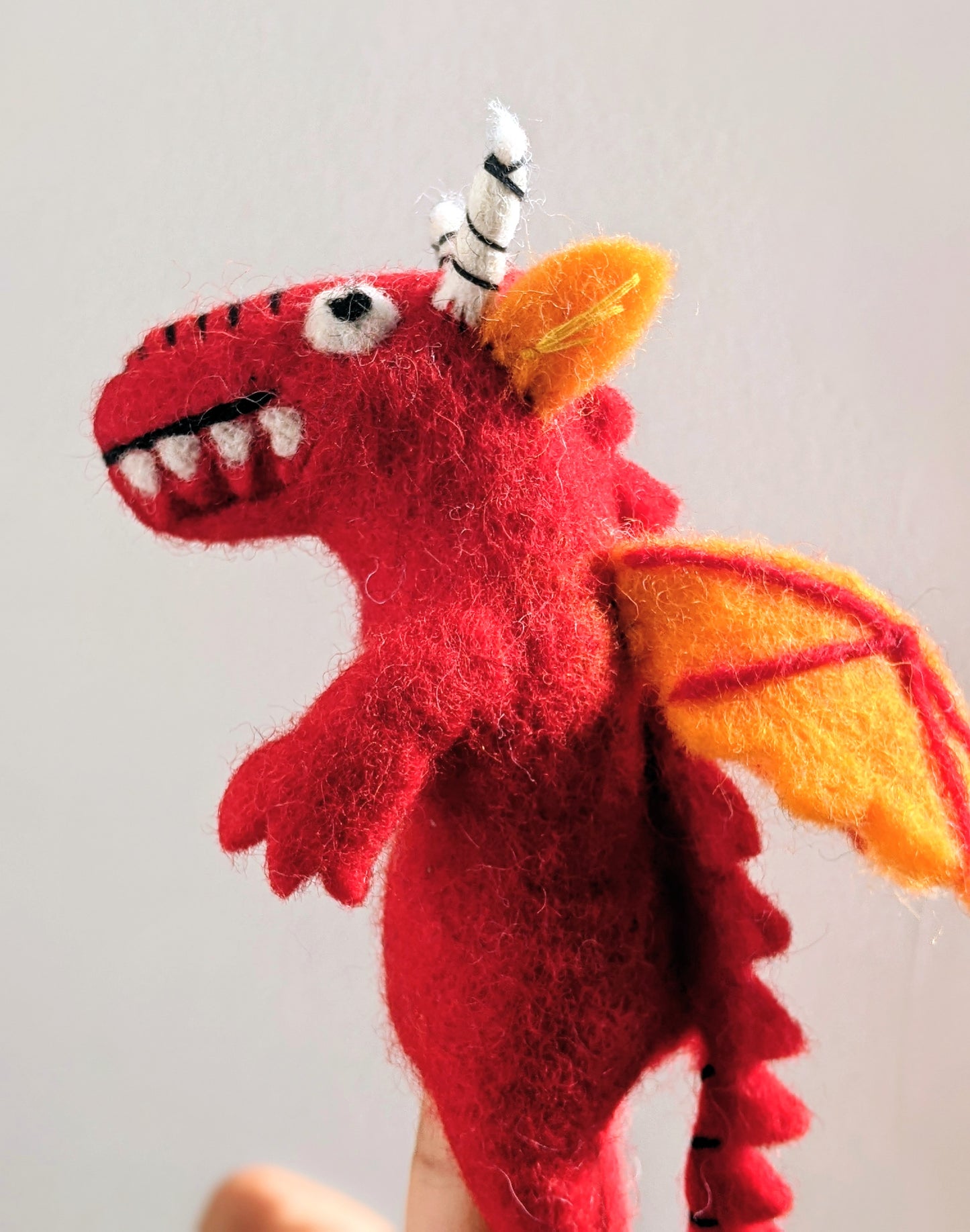 Red Dragon Finger Puppet