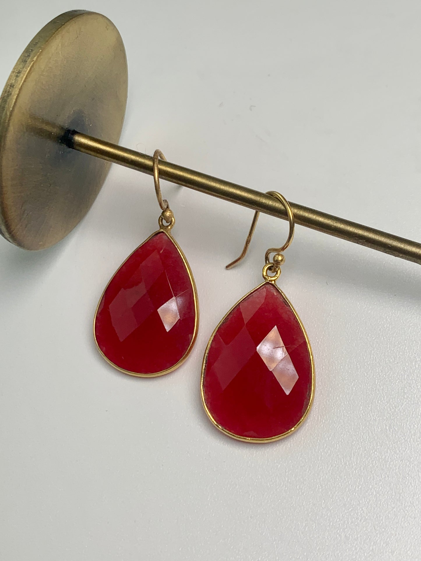 Reina Earrings Carnelian