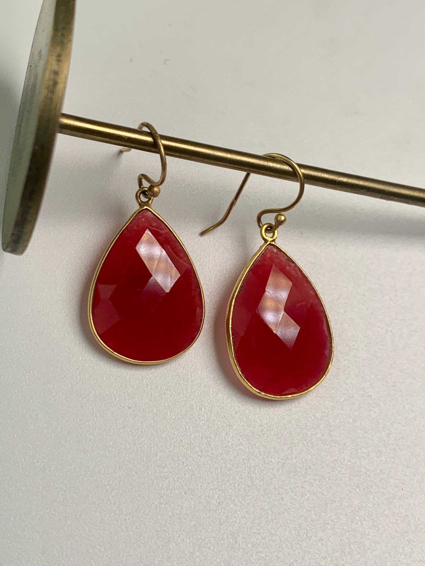 Reina Earrings Carnelian