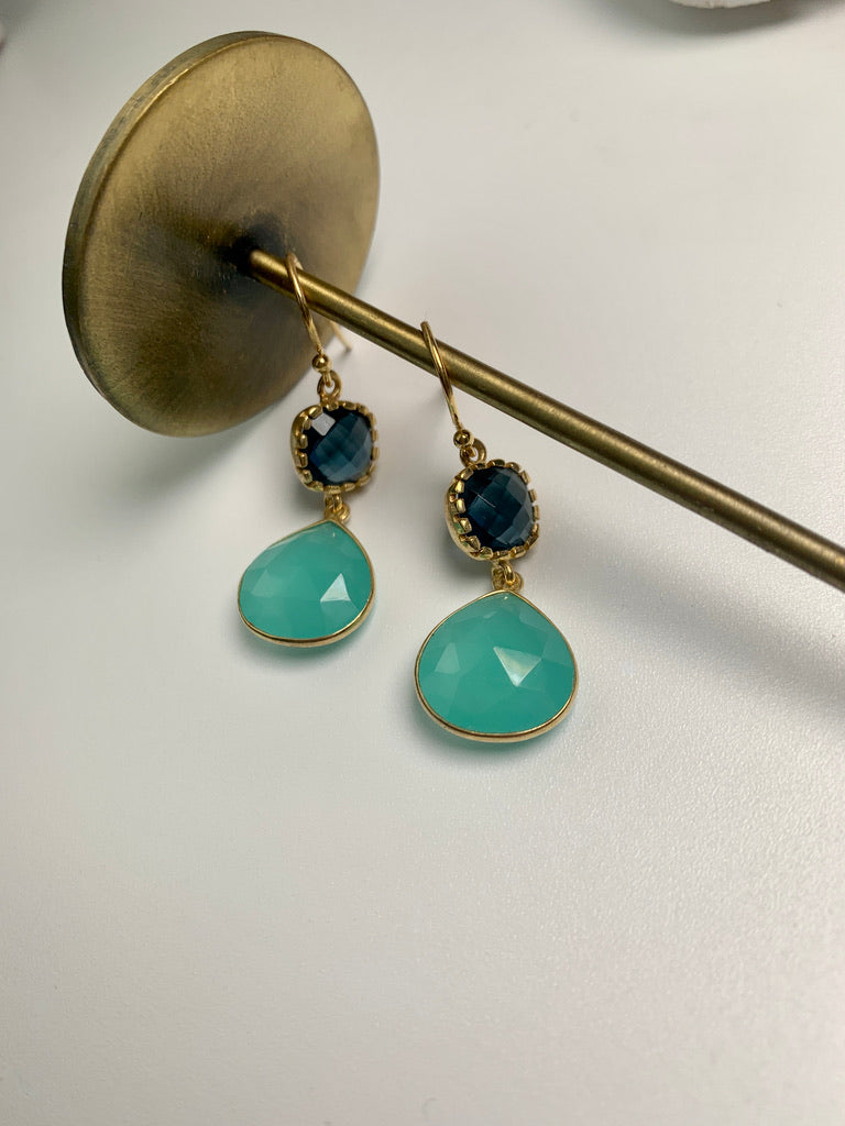 Hestia Double Drop Earrings