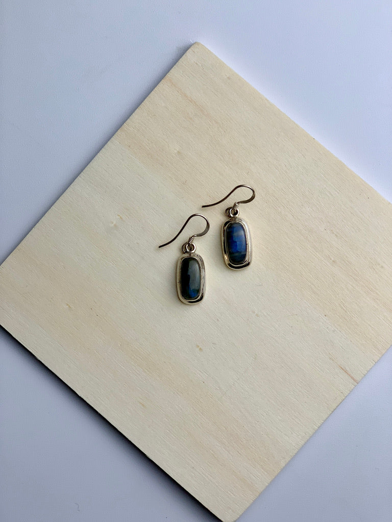 Eleanor Earrings- Labradorite