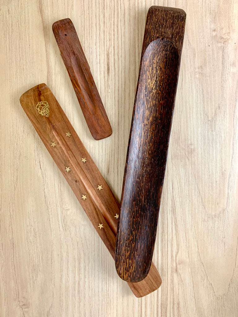 Stars Wood Incense Holder