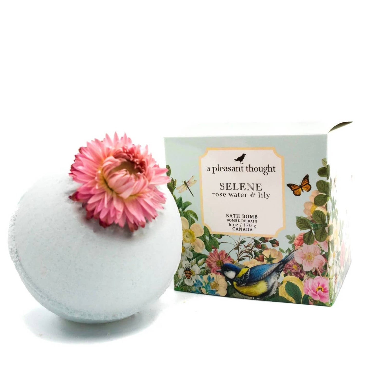 SELENE | ROSE WATER & LILY | BATH BOMB