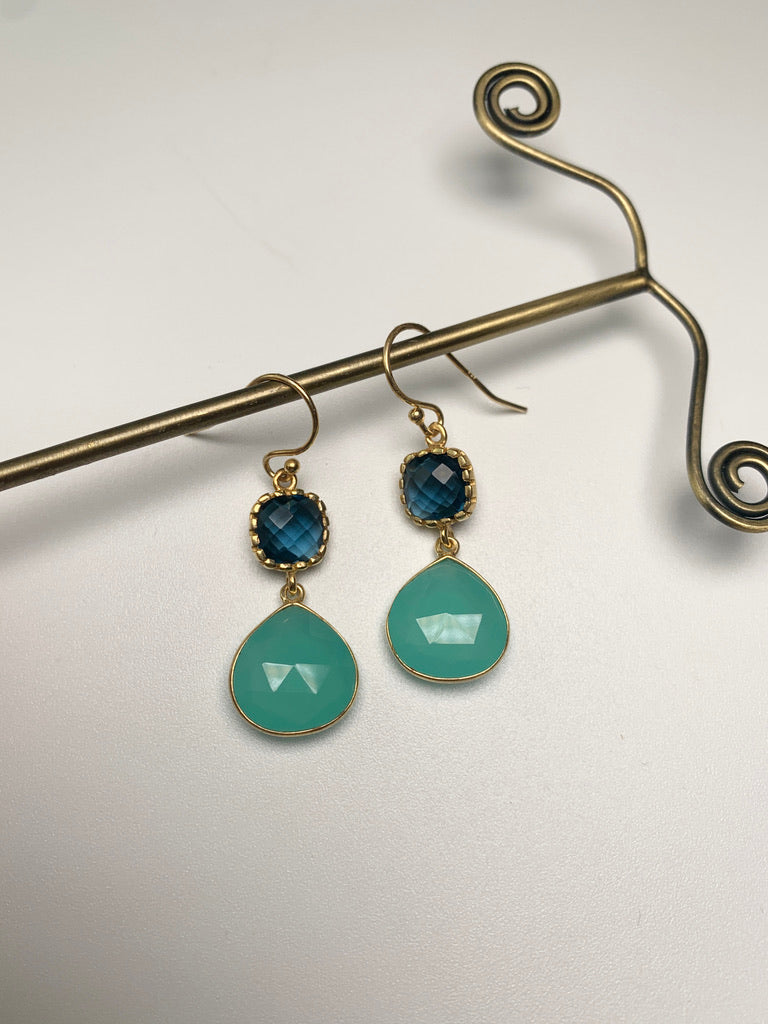 Hestia Double Drop Earrings