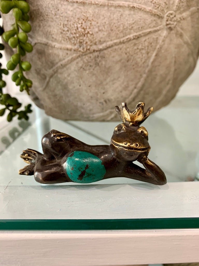 Brass Frog Prince