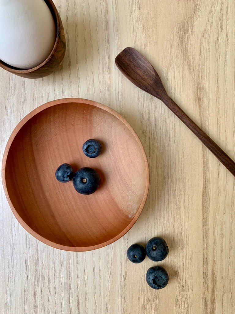 Rounded Wooden Bowl 2.75cm