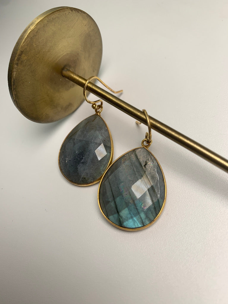 Reina Earrings Labradorite