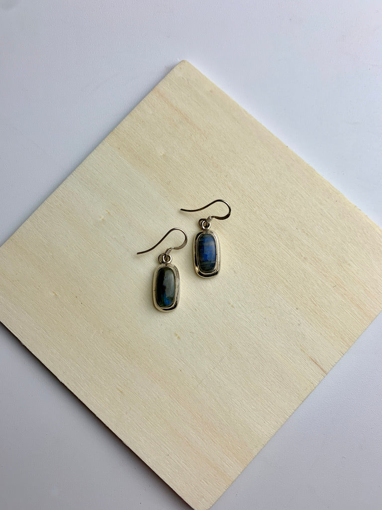 Eleanor Earrings- Labradorite
