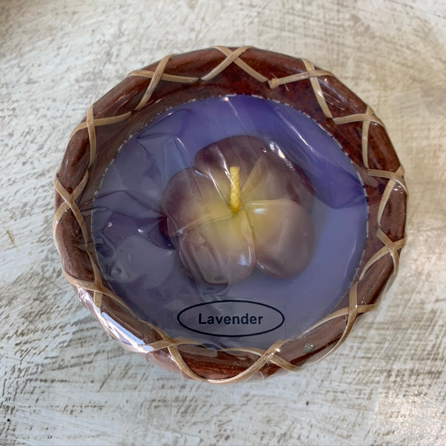 Clay Bowl Candle