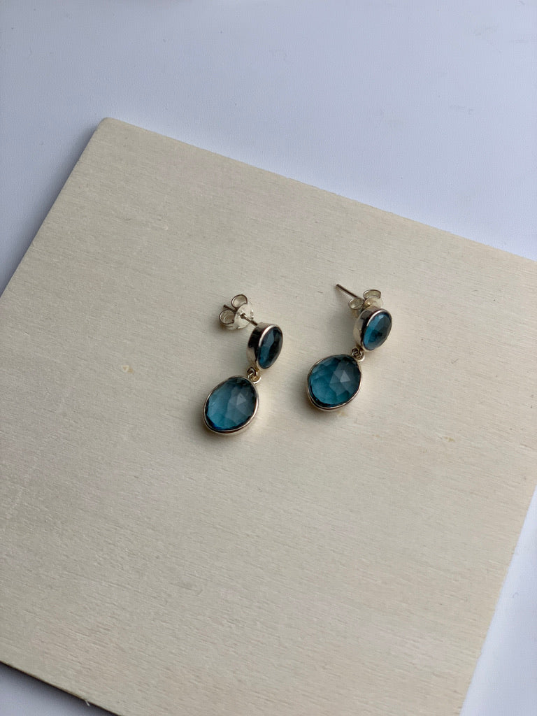 Stacked Droplet Earrings