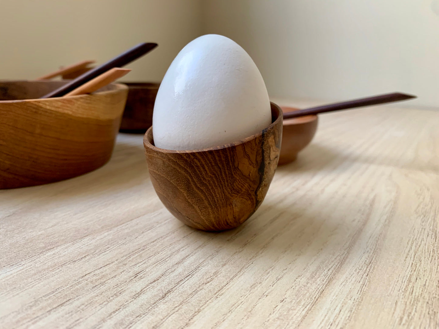 Wooden Egg Cup