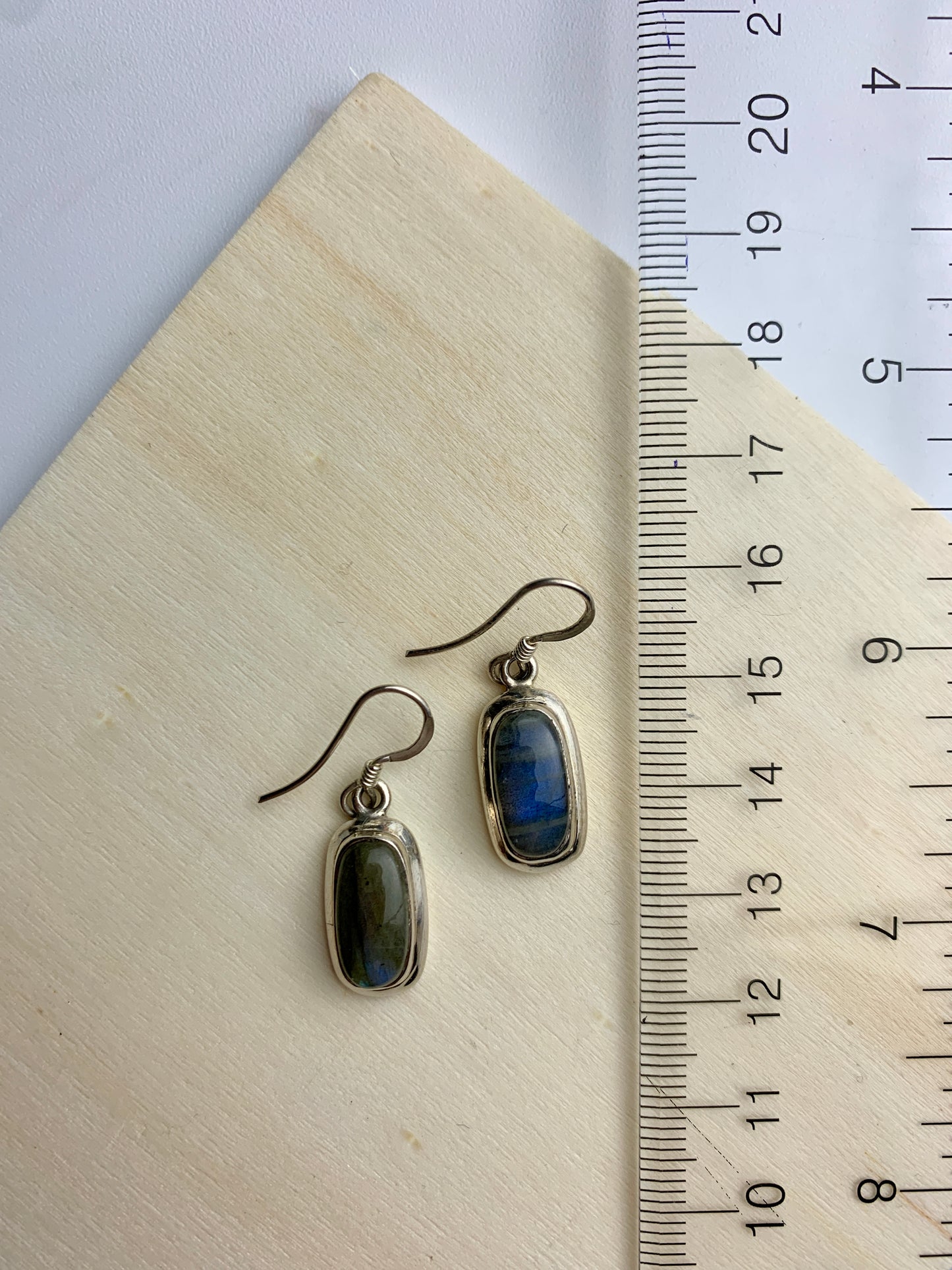 Eleanor Earrings- Labradorite