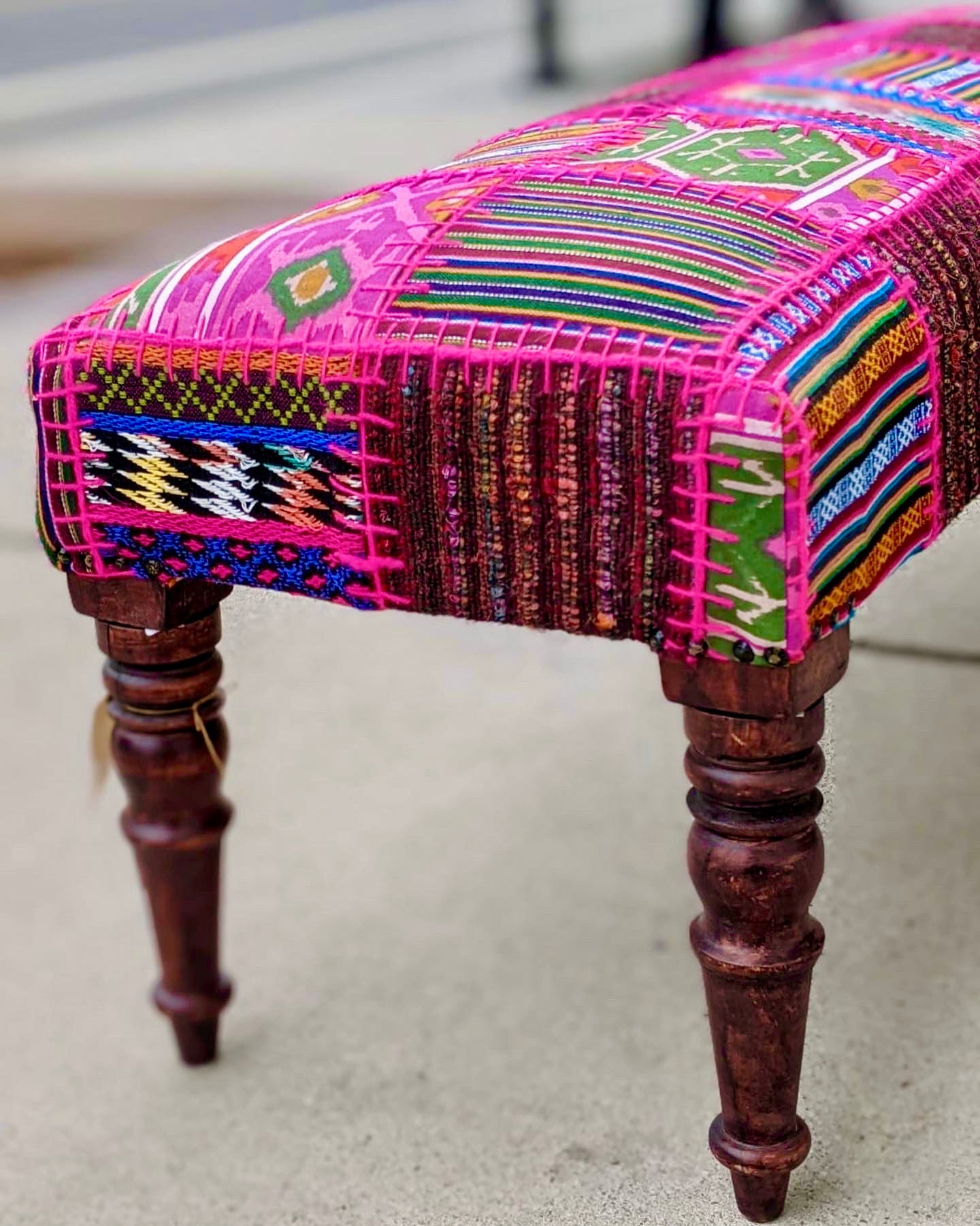 Patchwork Medley Bench