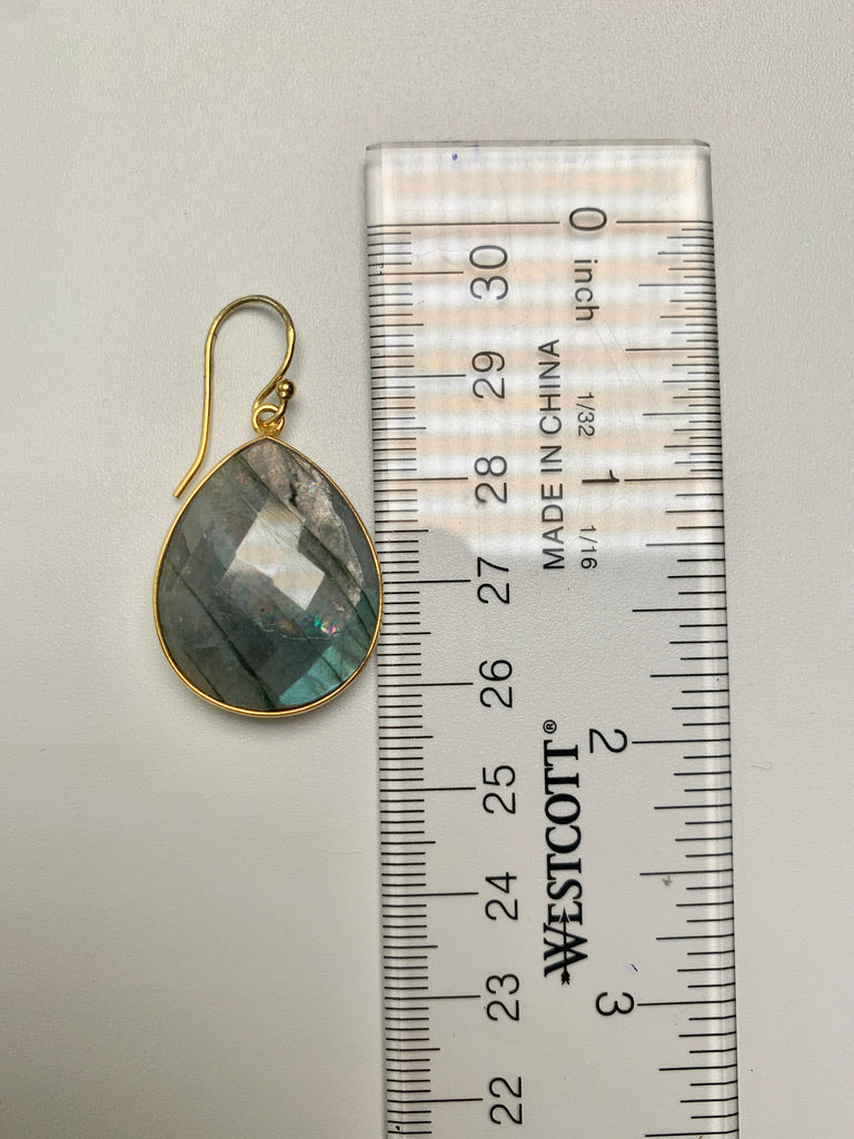 Reina Earrings Labradorite