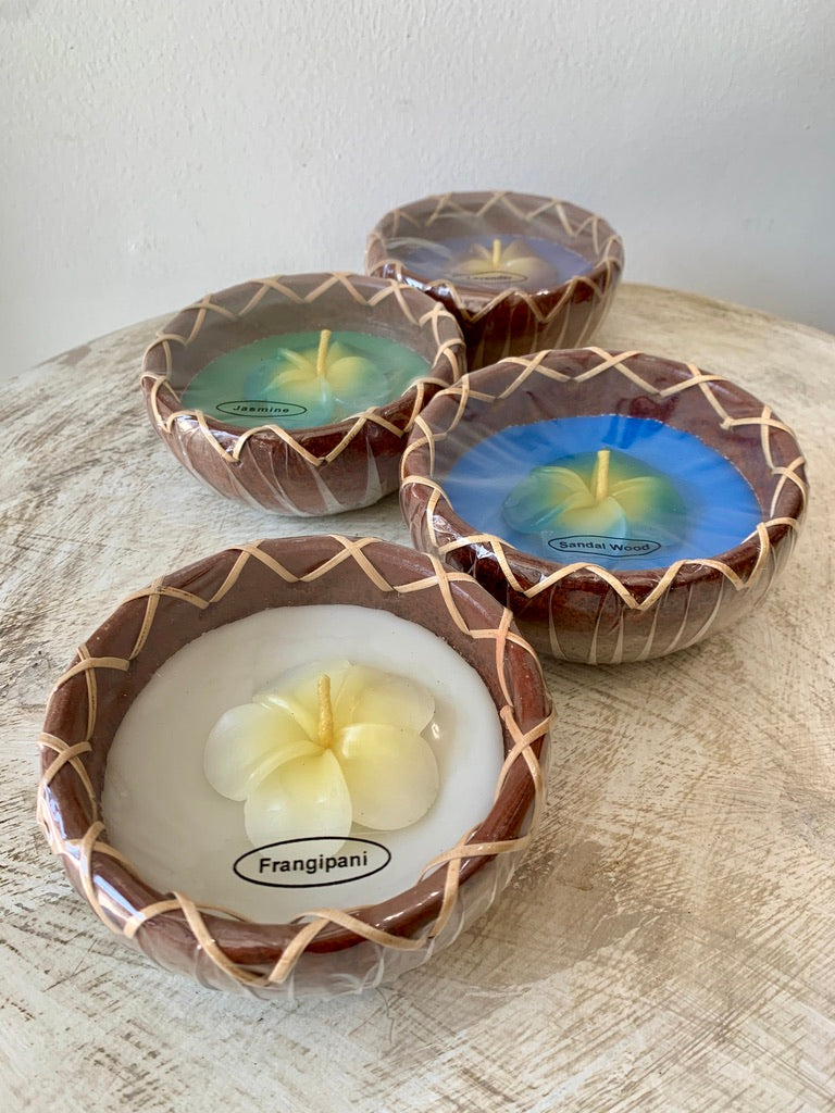 Clay Bowl Candle