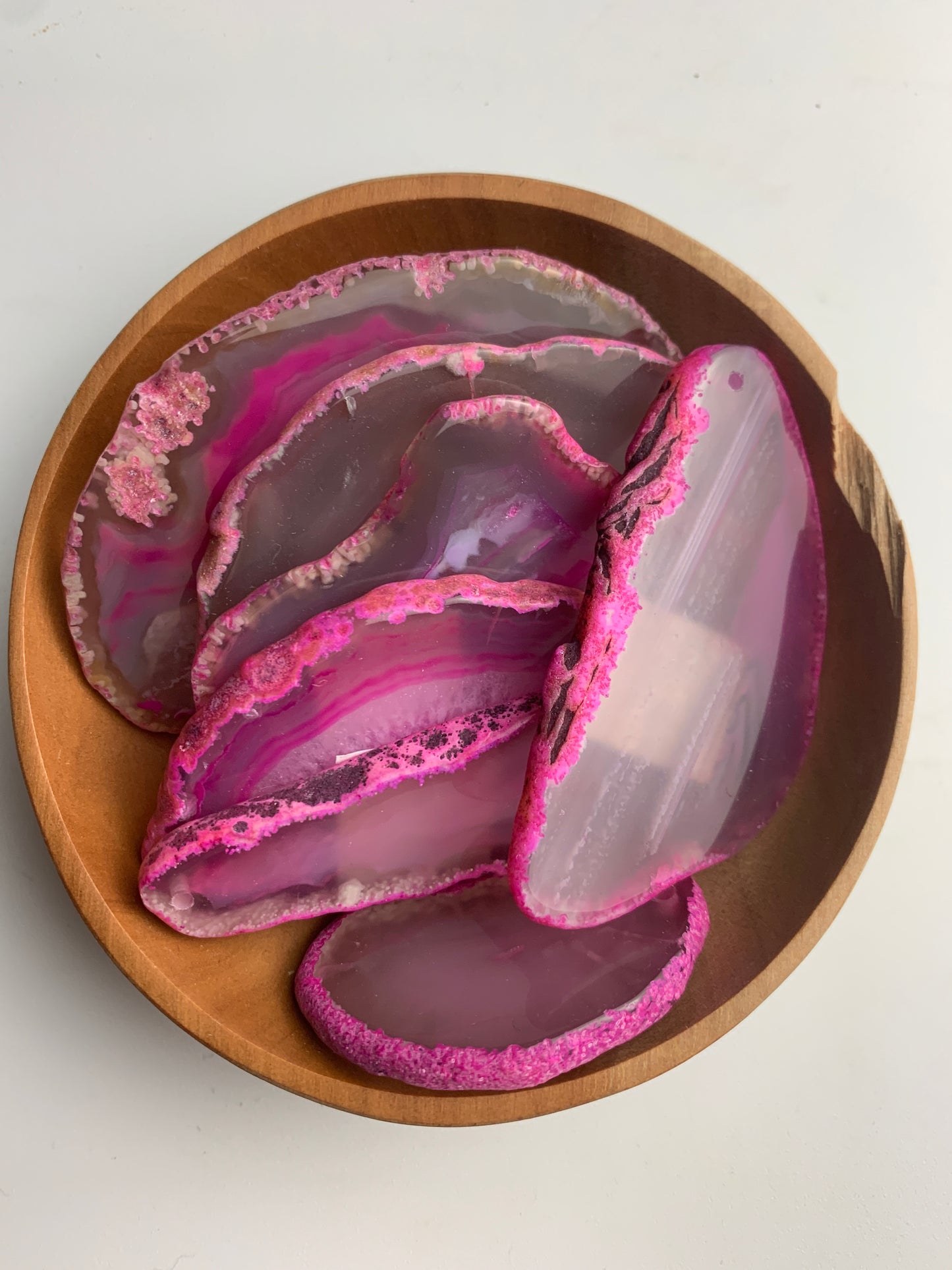 Agate Slice Pink