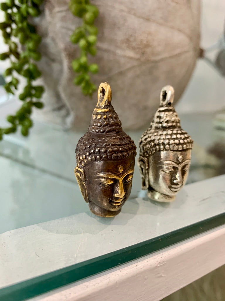 Brass Pendant Buddha Head